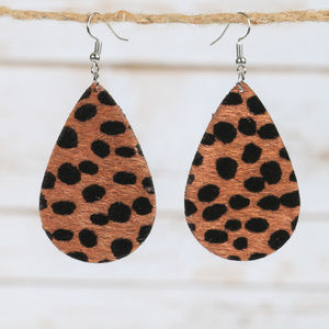 Jewelry - Brown Leopard Teardrop Earrings Jewelry - Brown Leopard Teardrop Earrings